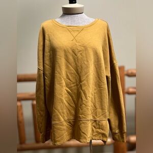 ☀️ Universal Thread Mustard Pullover Sweatshirt — Size XXL